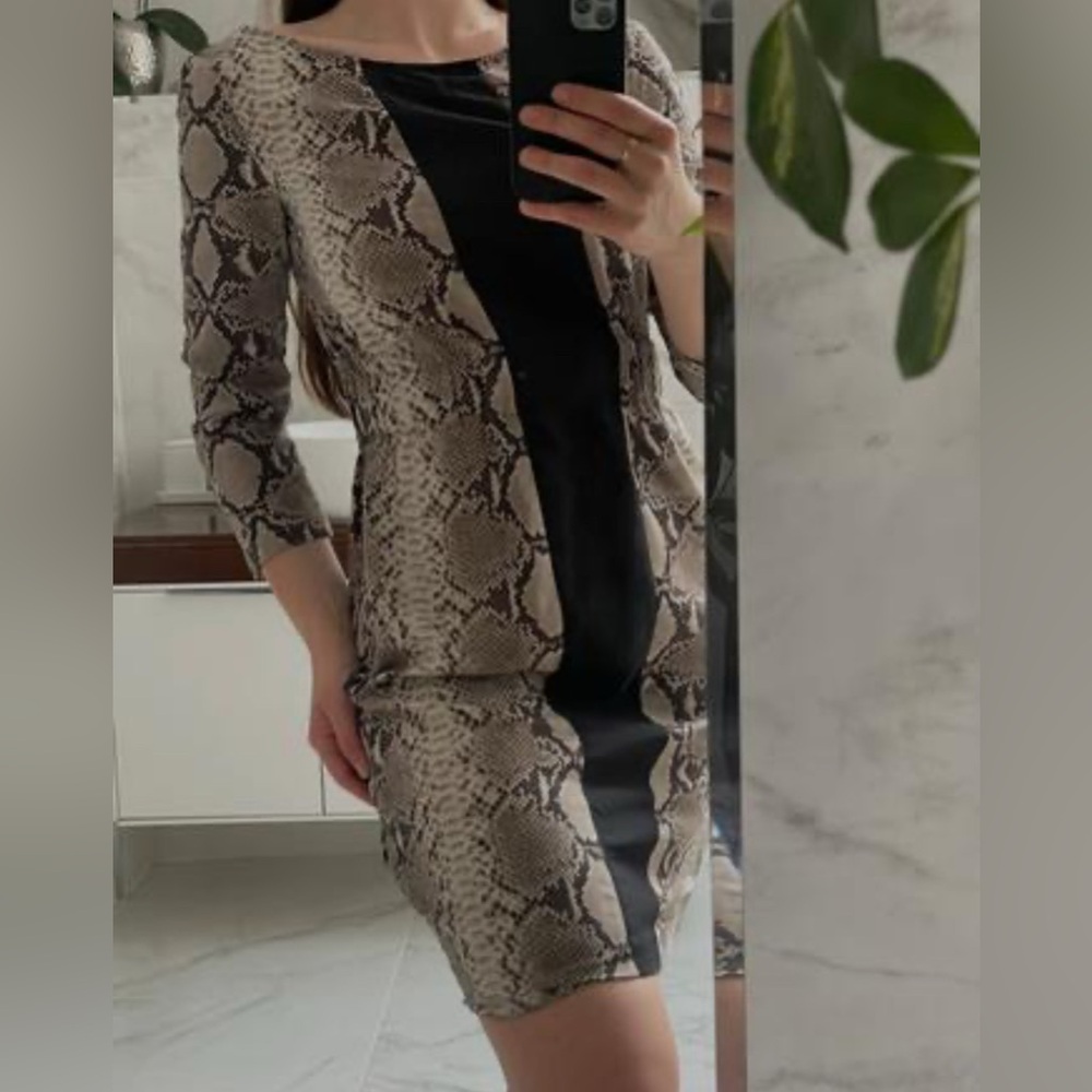 Zara Woman - size: large-  Snake Print Dress